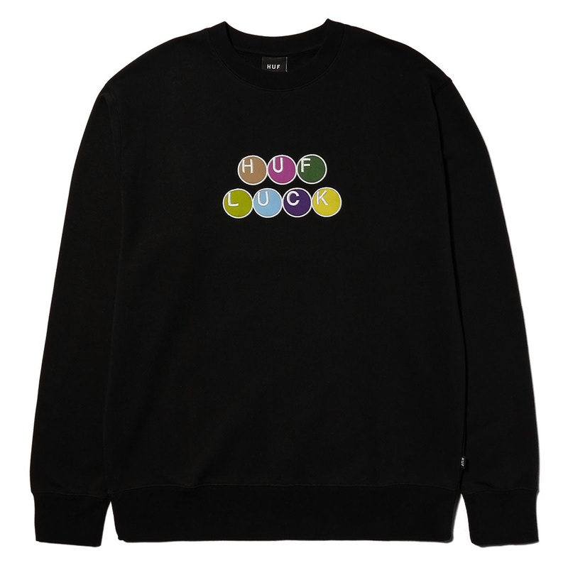 HUF Lucky Crewneck Sweatshirt – Black