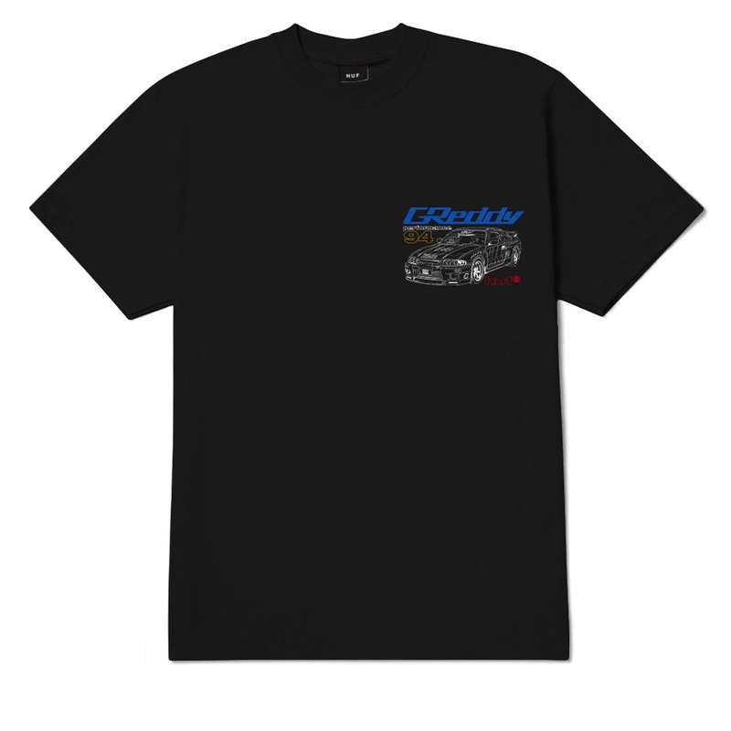 HUF x Greddy Diagram T-Shirt – Black