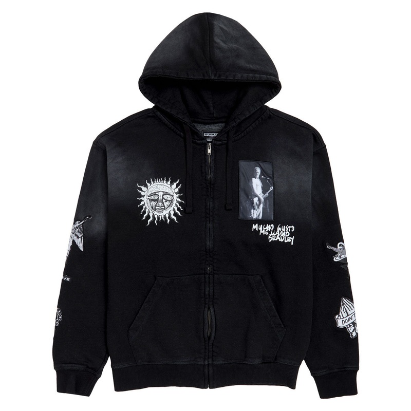 Primitive x Sublime Hello Zip Up Hoodie – Black