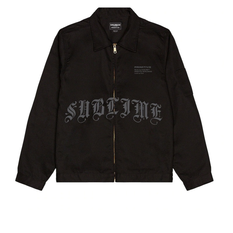 Primitive x Sublime Memory Zip Up Jacket – Black