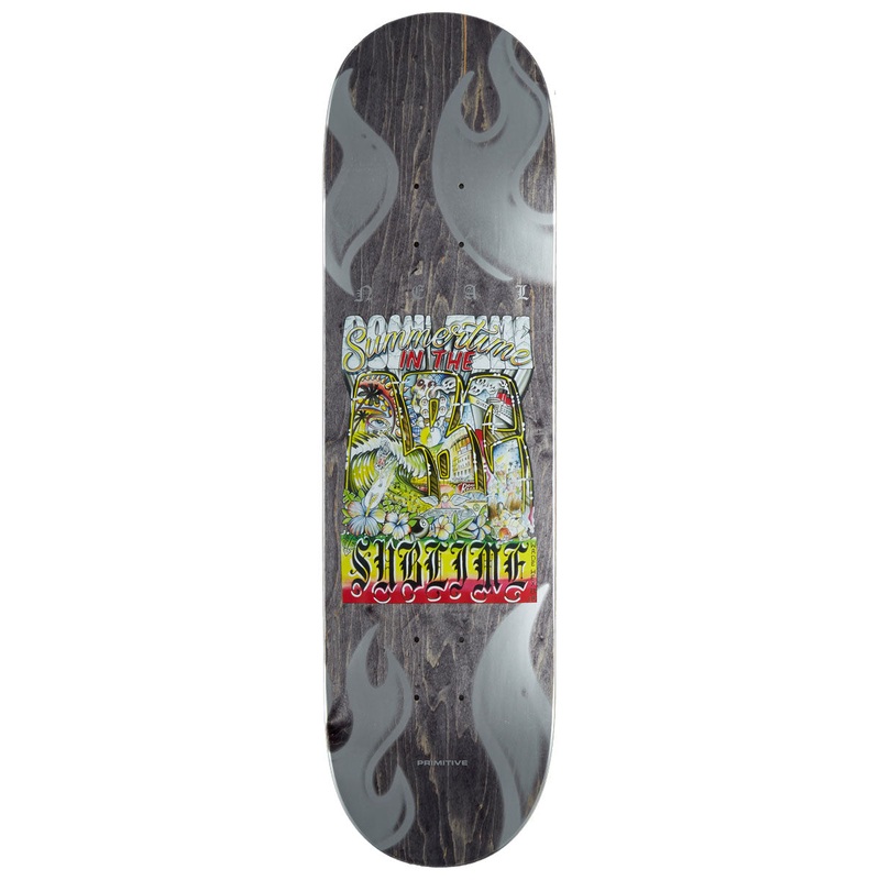 Primitive x Sublime Neal Neighbors Skateboard Deck – Black – 8.50