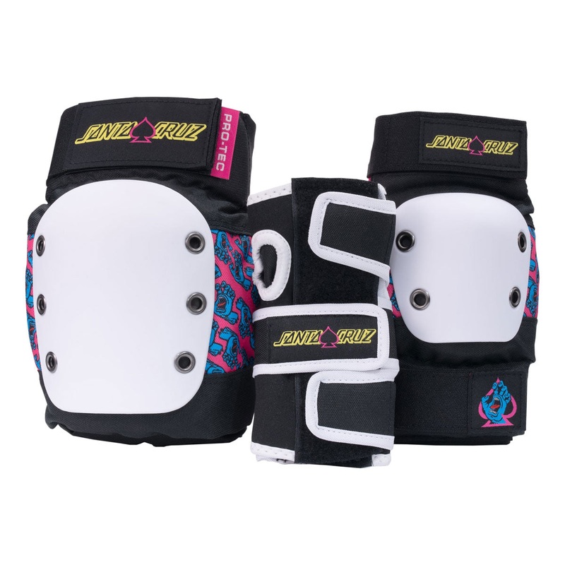 Pro-Tec x Santa Cruz Signature Edition Street JR 3 Pack Of Pads – Black