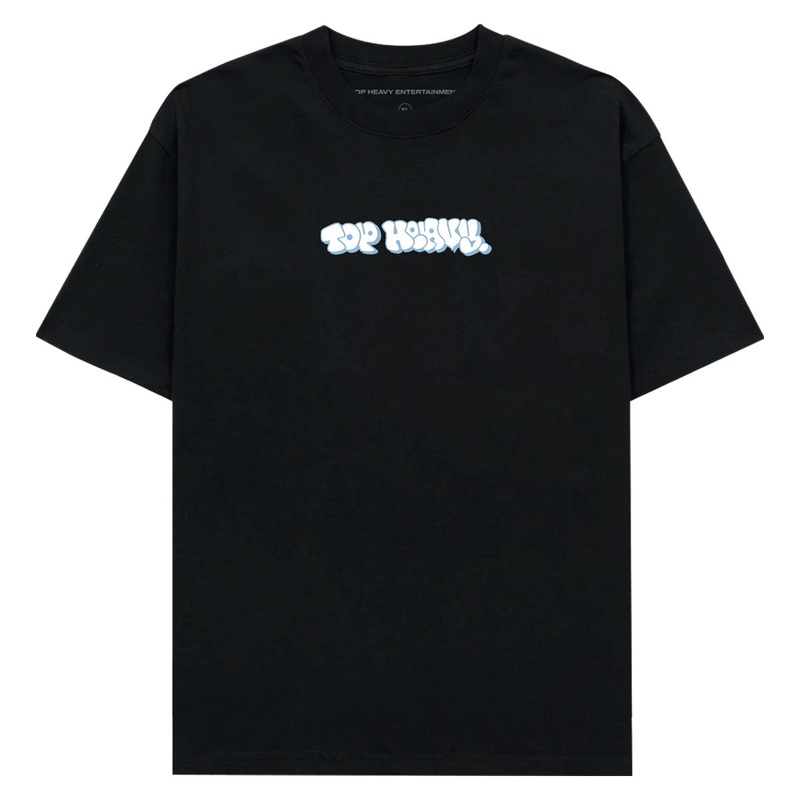 Top Heavy OG Throwie T-Shirt – Black/White/Slate