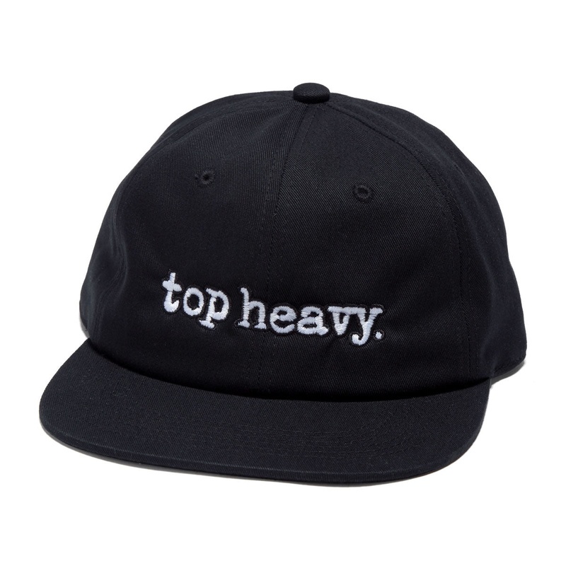 Top Heavy Typo Hat – Black