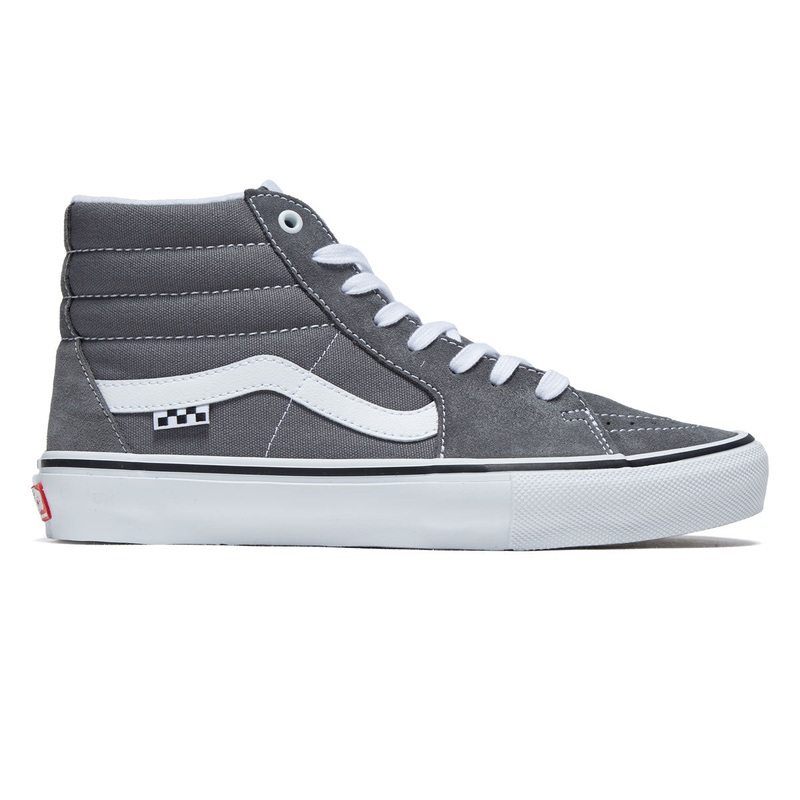 Vans Skate Sk8-hi Shoes – Pewter/White