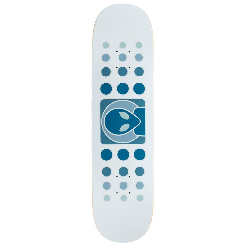 Alien Workshop Dot Fade White Wash Skateboard Deck – 8.25