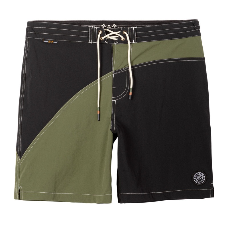 Dark Seas Aliso Boardshorts – Olive/Black