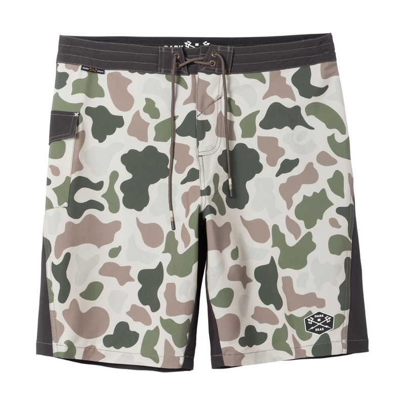 Dark Seas Deepwater Boardshorts – Camo/Black