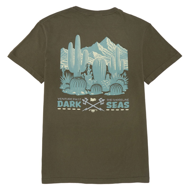 Dark Seas High And Dry T-Shirt – Bronze Green