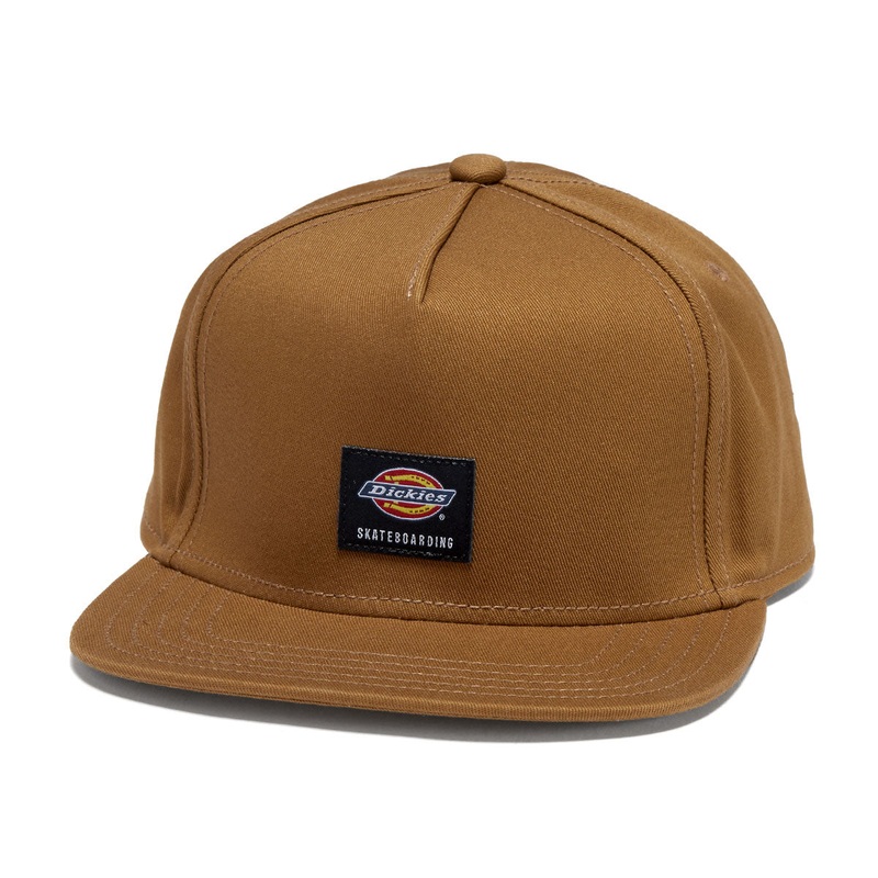 Dickies Skate Mid Flat Brim Hat – Brown Duck