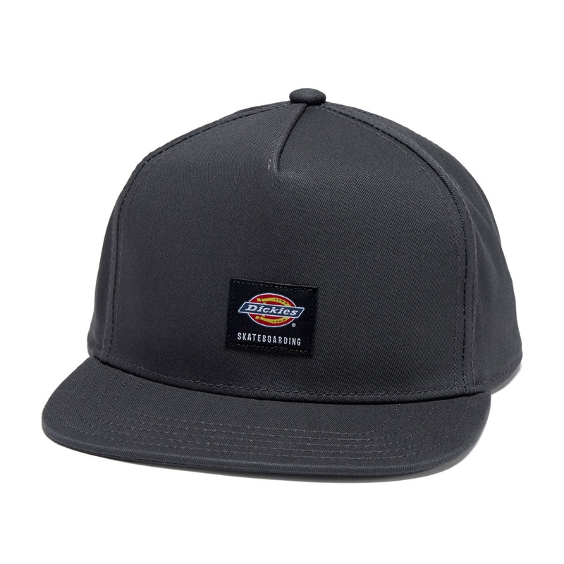 Dickies Skate Mid Flat Brim Hat – Charcoal
