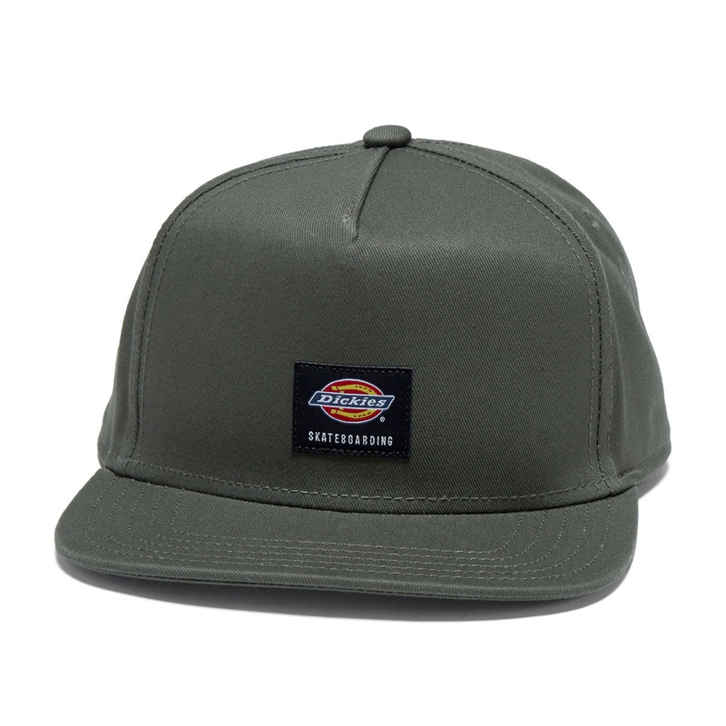 Dickies Skate Mid Flat Brim Hat – Moss Green