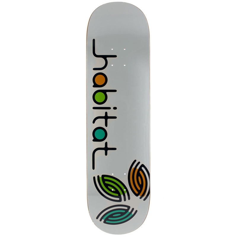 Habitat Trillium Skateboard Deck – Gray – 8.50