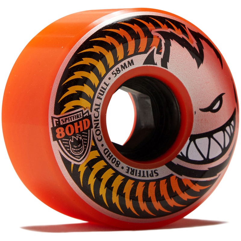 Spitfire 80hd Fade Conical Full Skateboard Wheels – Orange – 58mm
