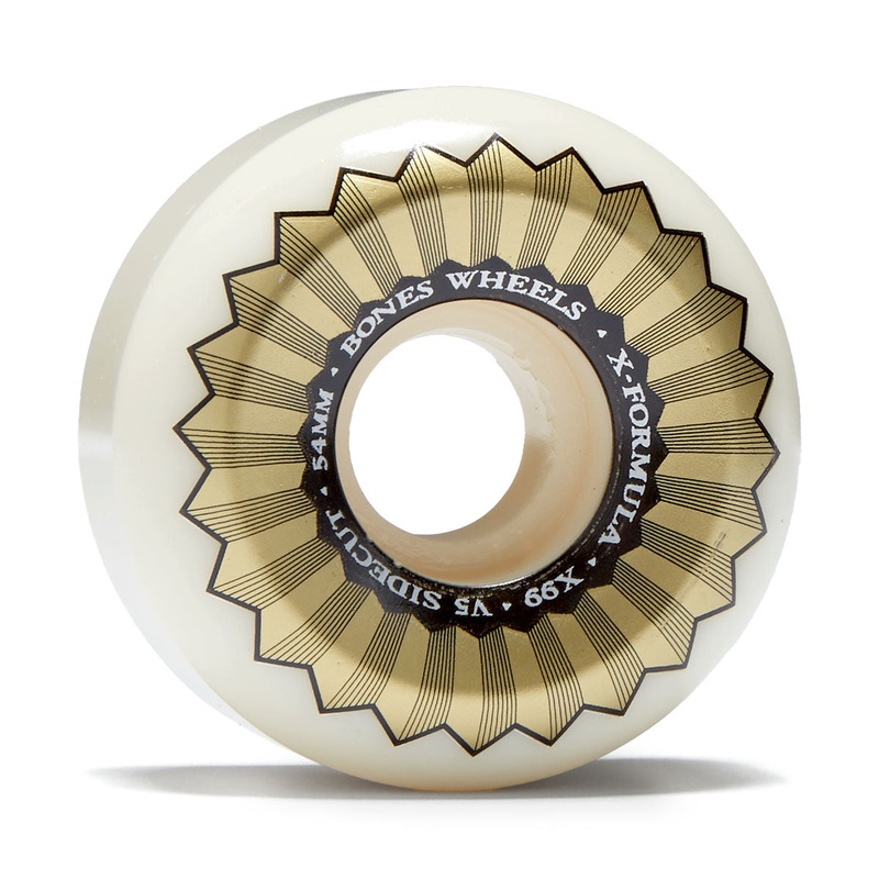 Bones X Formula Sidecuts 99a V5 Sidecut Skateboard Wheels – 54mm