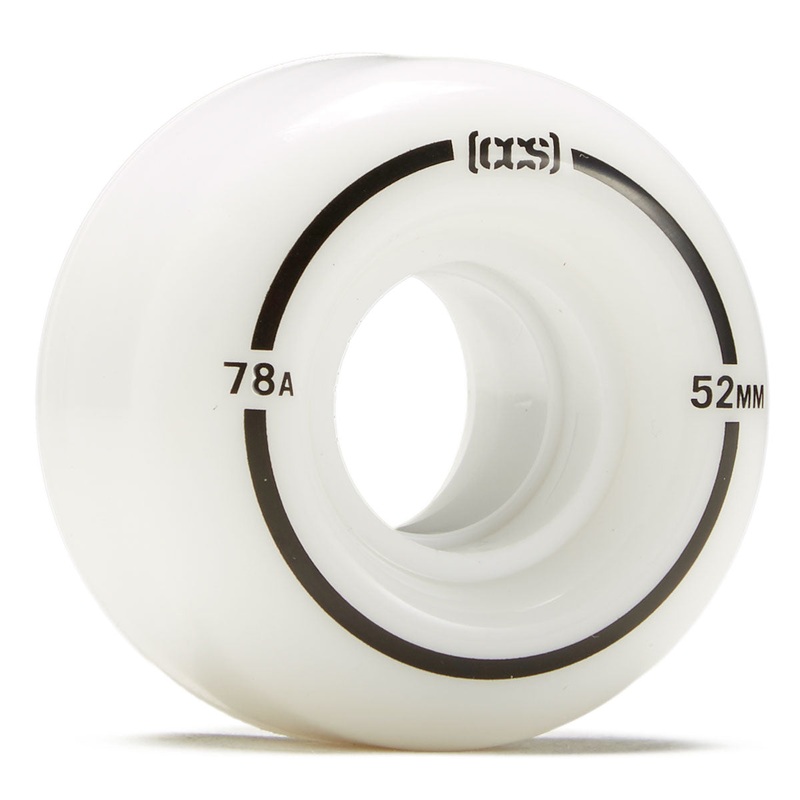 CCS Cruiser 78a Skateboard Wheels – White – 52mm