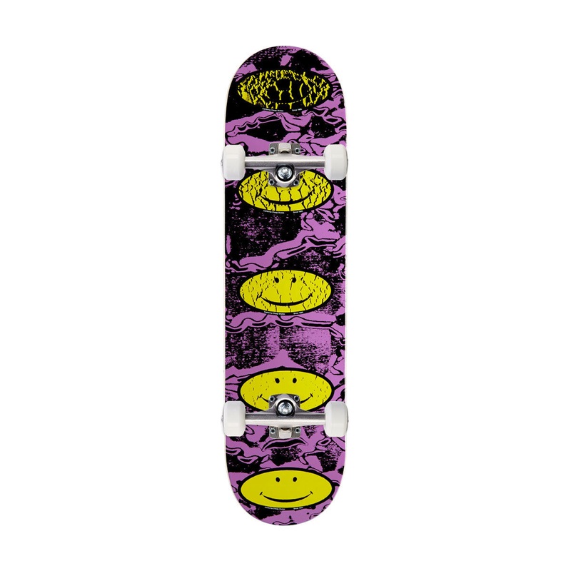 CCS Smile Decay Mini Skateboard Complete – Purple – 7.00