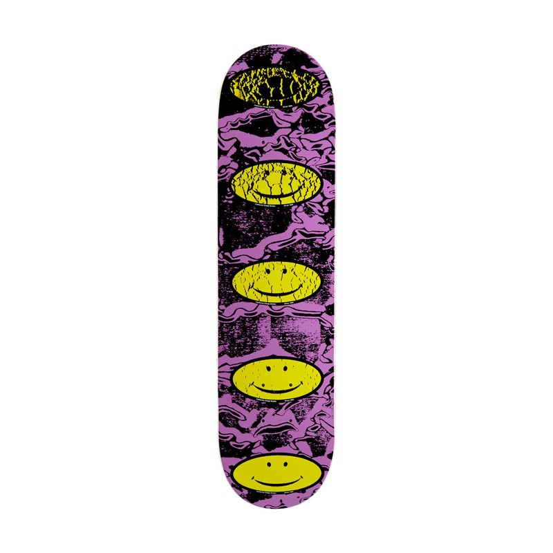 CCS Smile Decay Mini Skateboard Deck – Purple – 7.00