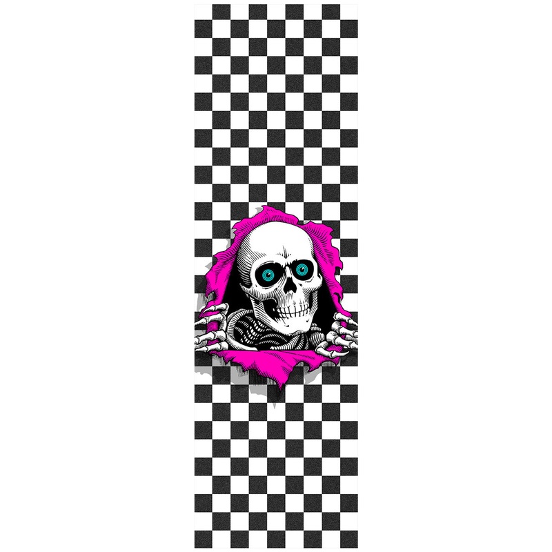 Powell-Peralta Ripper Checker Grip tape – White