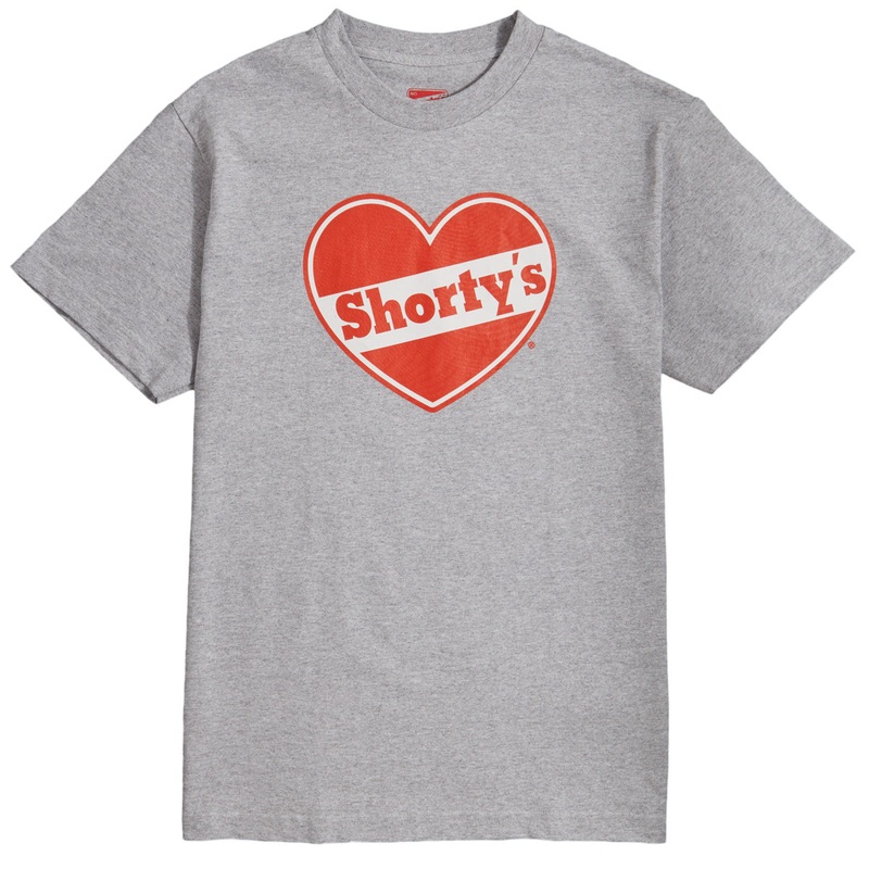 Shortys Heart Logo T-Shirt – Grey