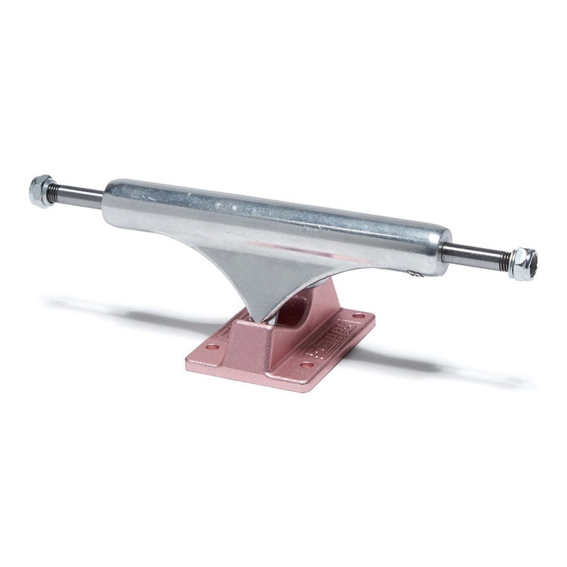 Slappy ST1 Inverted Hollow Lights Skateboard Trucks – Rose – 8.25