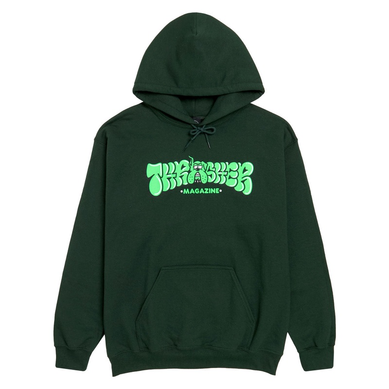 Thrasher Bully Hoodie – Forest Green