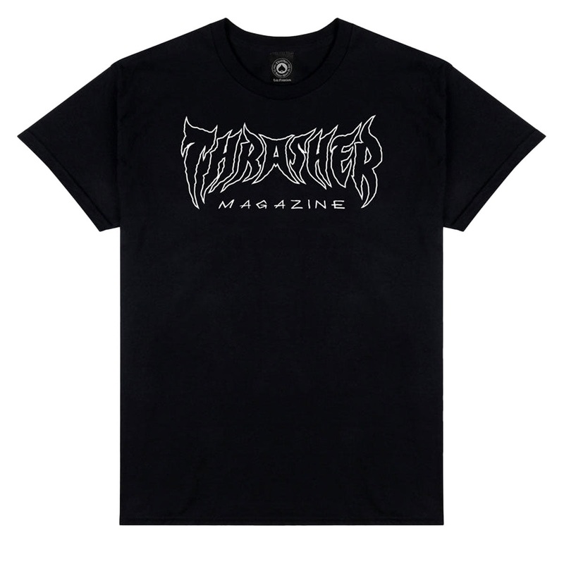 Thrasher Metal T-Shirt – Black