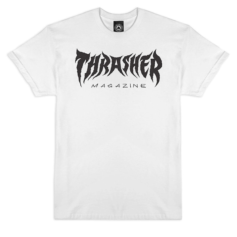Thrasher Metal T-Shirt – White