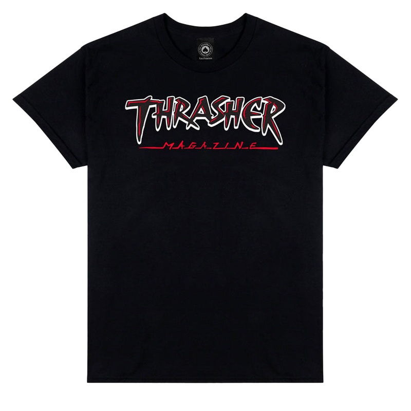 Thrasher Slash T-Shirt – Black