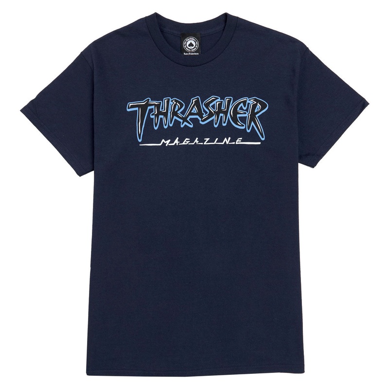 Thrasher Slash T-Shirt – Navy