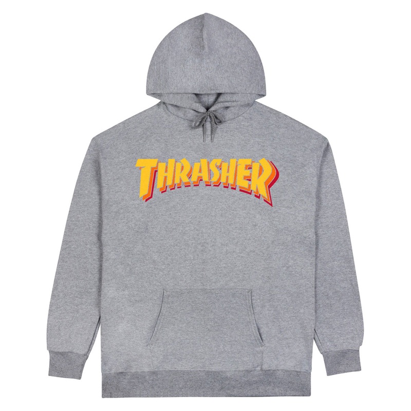 Thrasher Stacked Hoodie – Sport Grey