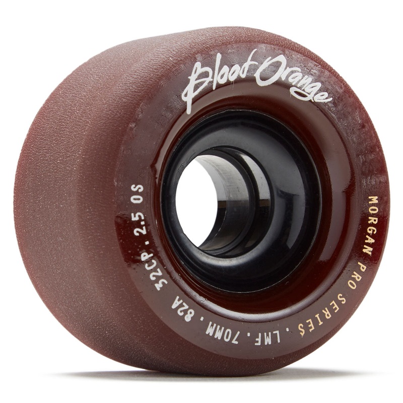 Blood Orange Morgan Pro Longboard Wheels – 70mm 82a – Midnight Red