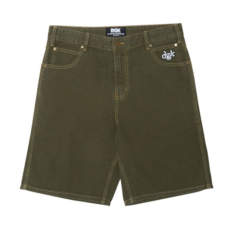 DGK Nozzle Denim Shorts – Green