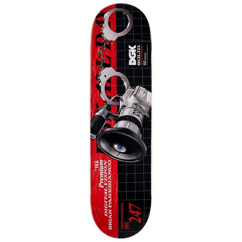DGK Premium Vision Panebianco Street Soldier Skateboard Deck – 8.25