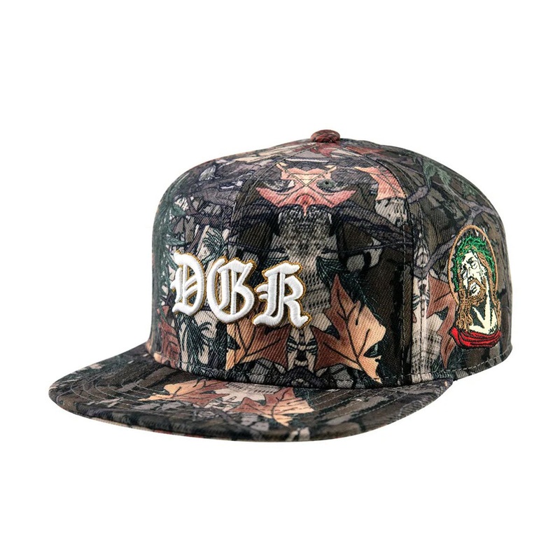DGK Save Us Snapback Hat – Camo