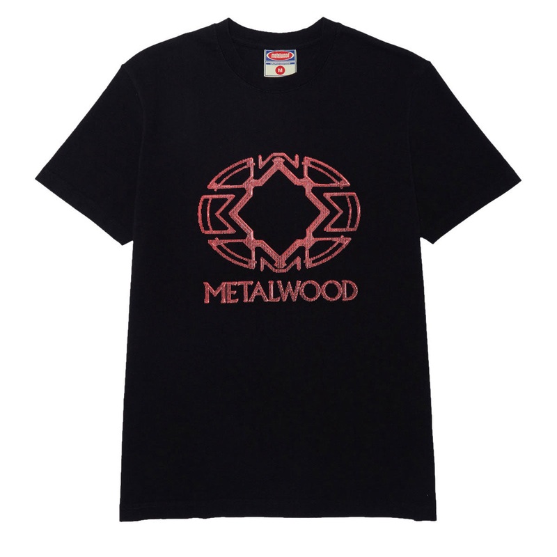 Metalwood Screen Illusion T-Shirt – Black