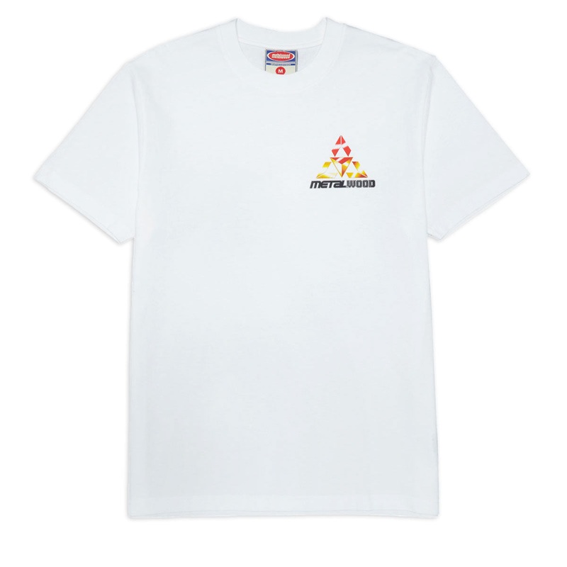 Metalwood Tri-Metal T-Shirt – White