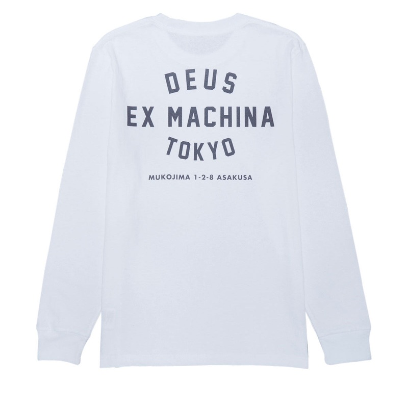 Deus Ex Machina Tokyo Long Sleeve T-Shirt – White