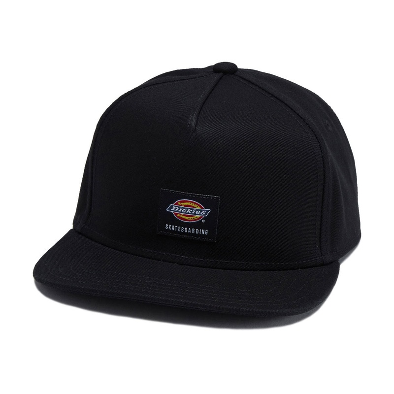 Dickies Skate Mid Flat Brim Hat – Black