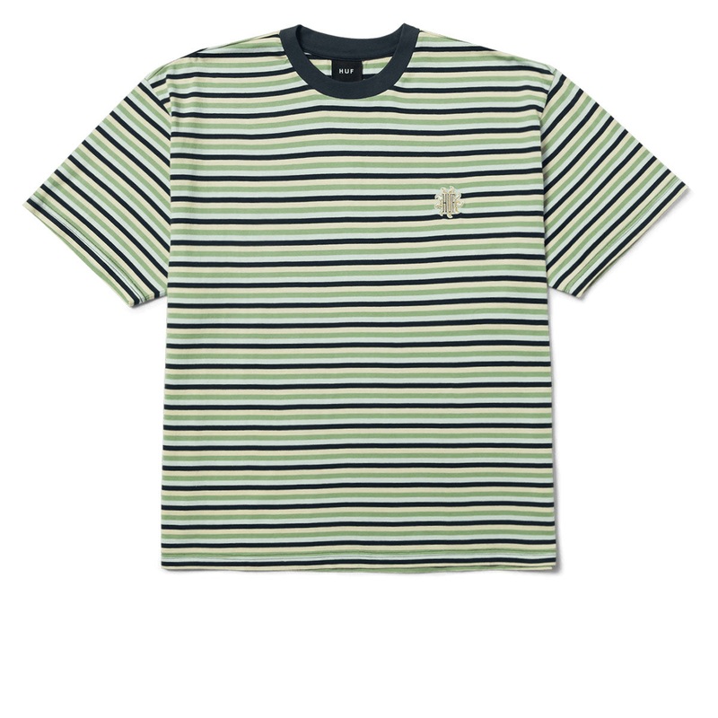HUF Apollo Striped Knit Boxy T-Shirt – Blue