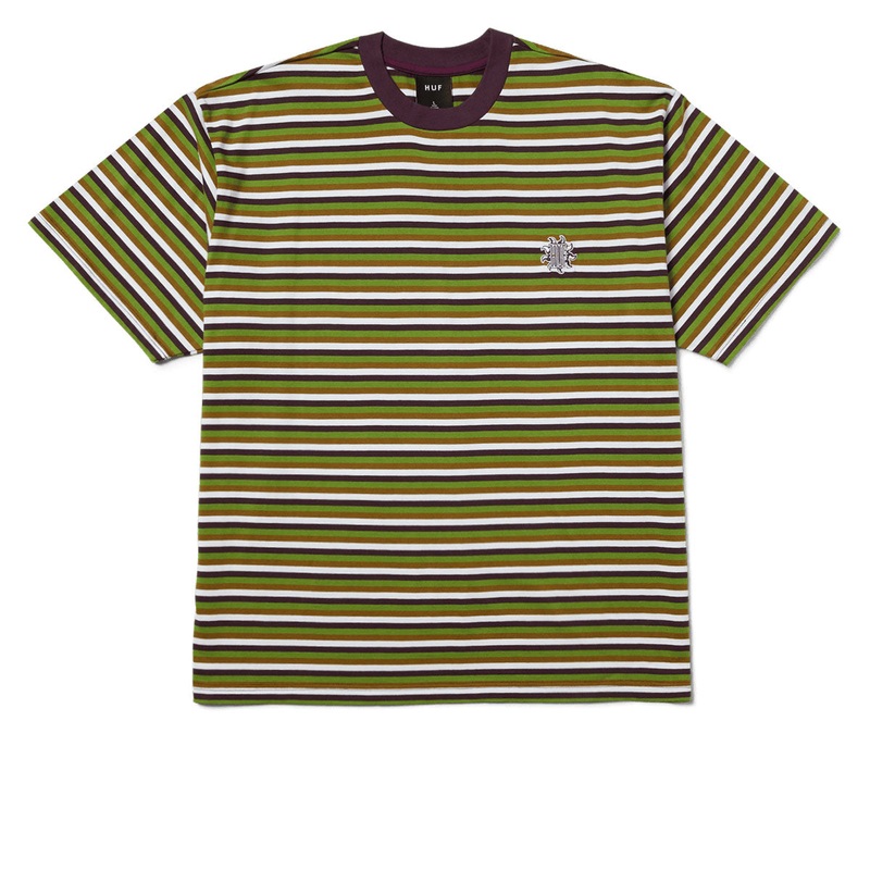HUF Apollo Striped Knit Boxy T-Shirt – Green