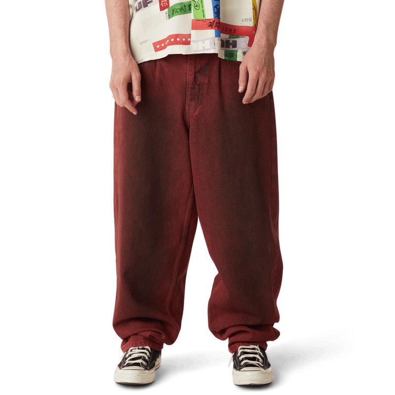 HUF Cromer Washed Jeans – Lava Red