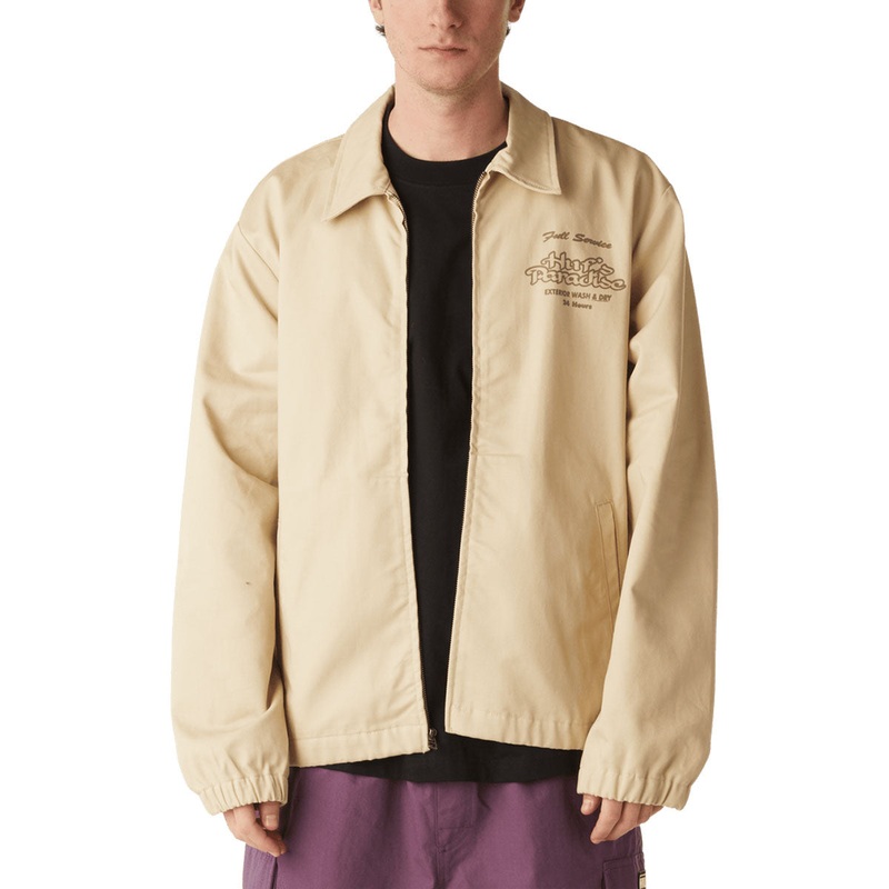 HUF Full Service Shop Jacket – Khaki