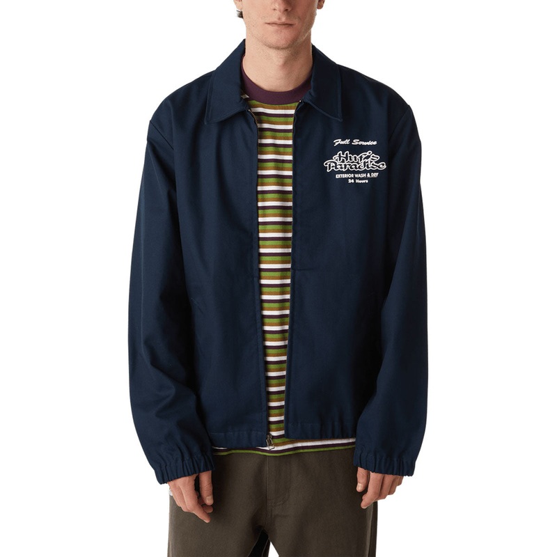 HUF Full Service Shop Jacket – Navy