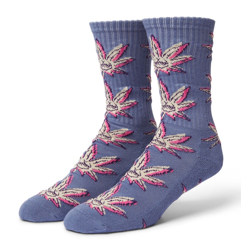 HUF Green Buddy Doodle Socks – Purple