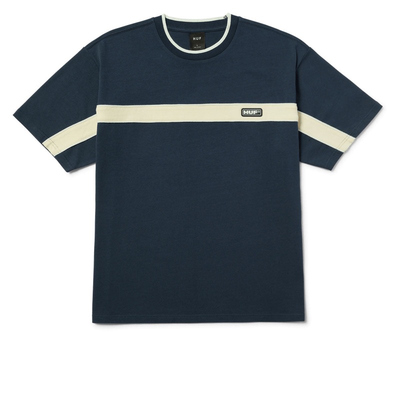 HUF Interstate Knit Boxy T-Shirt – Defender Blue