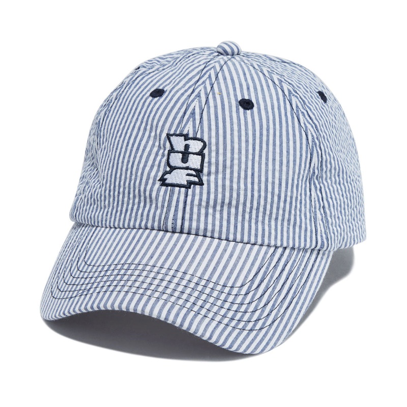 HUF Seersucker Megablast 6 Panel Hat – Blue