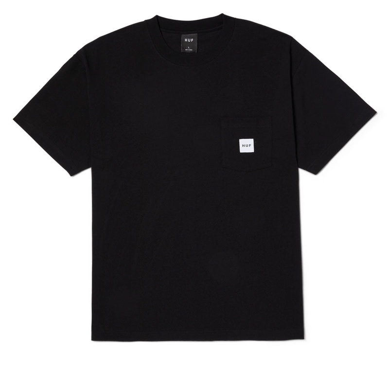 HUF Set Box Logo Pocket T-Shirt – Black