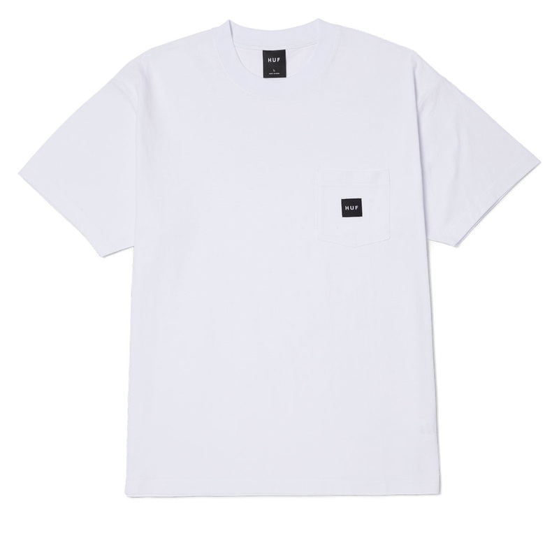 HUF Set Box Logo Pocket T-Shirt – White