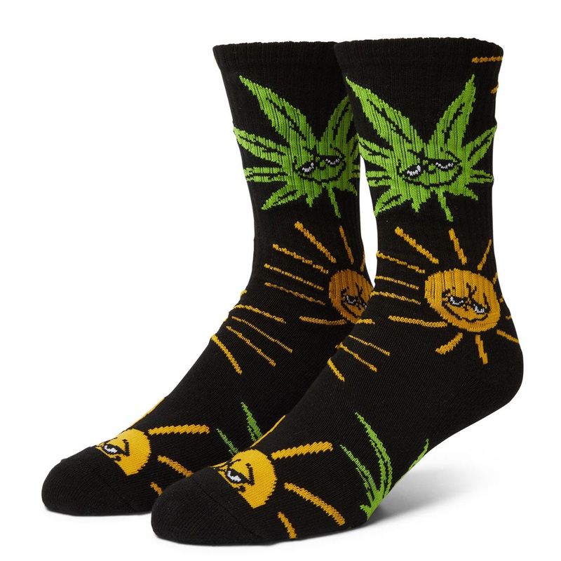 HUF Sunny Buddy Socks – Black